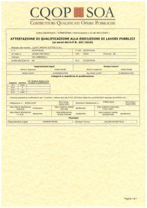 Attestazione SOA